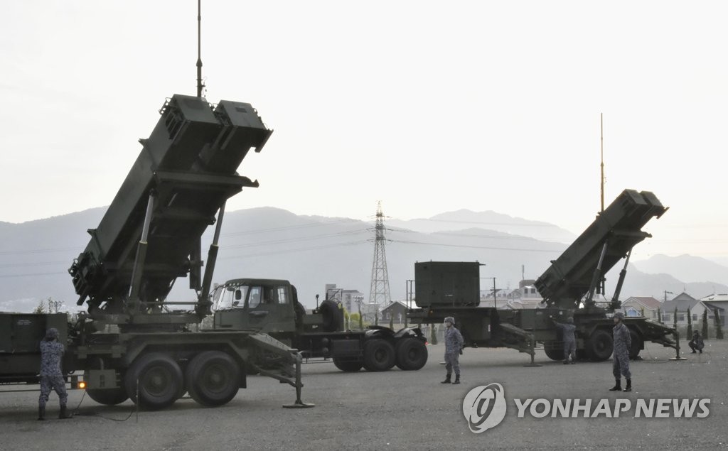 일본 후쿠오카에 배치된 PAC-3