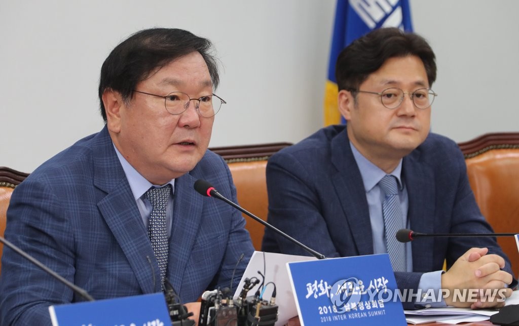 발언하는 김태년 정책위의장
