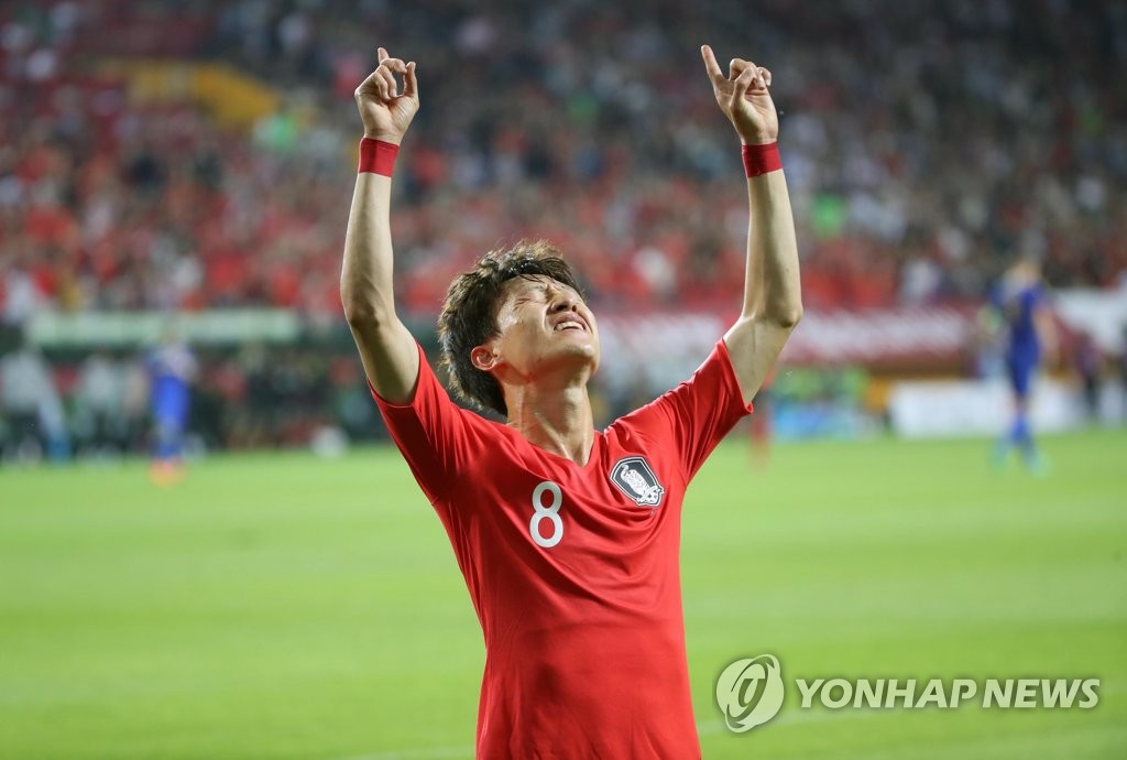 환호하는 이재성