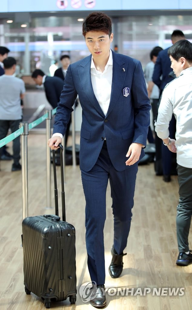 월드컵 전지훈련 떠나는 기성용