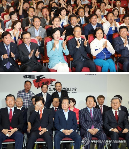 6·13 지방선거 여야 상반된 표정