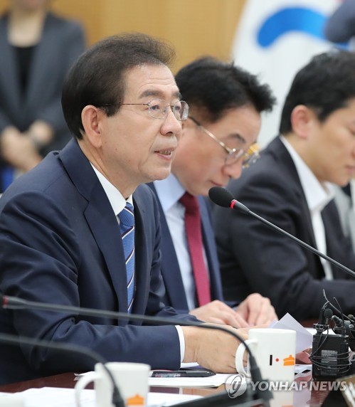 민선3기 박원순 서울시장 업무 다시 시작