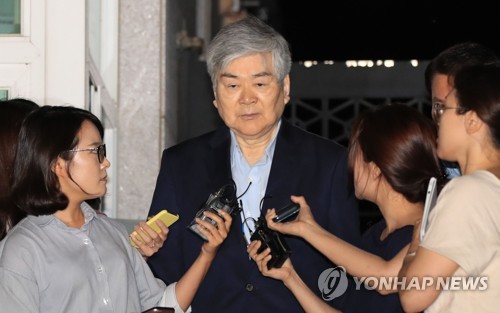 조양호, '묵묵부답'