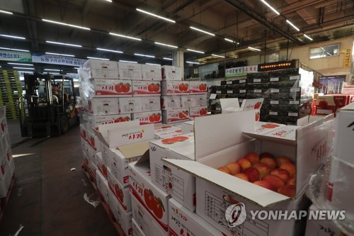 추석 대목 앞둔 과일