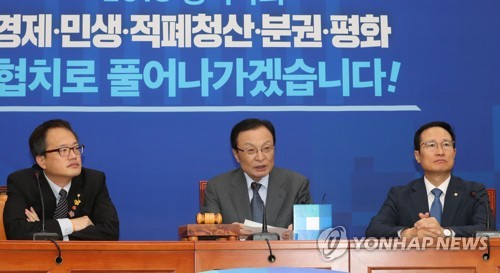 발언하는 이해찬 대표