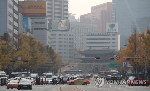 비 그치고 다시 미세먼지