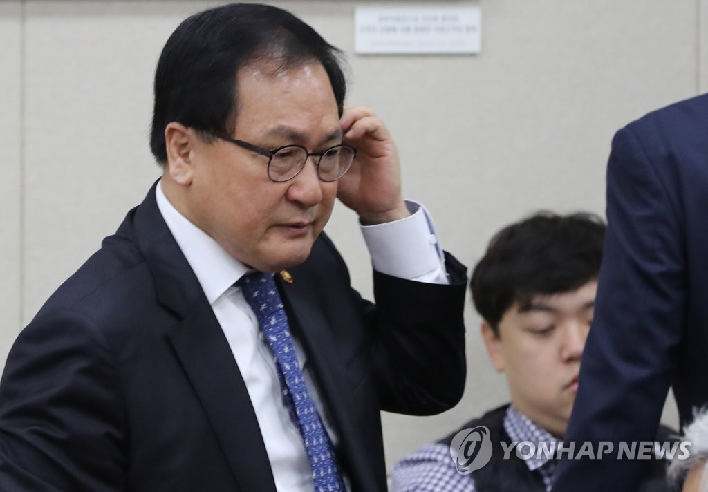 과방위 참석하는 유영민 장관