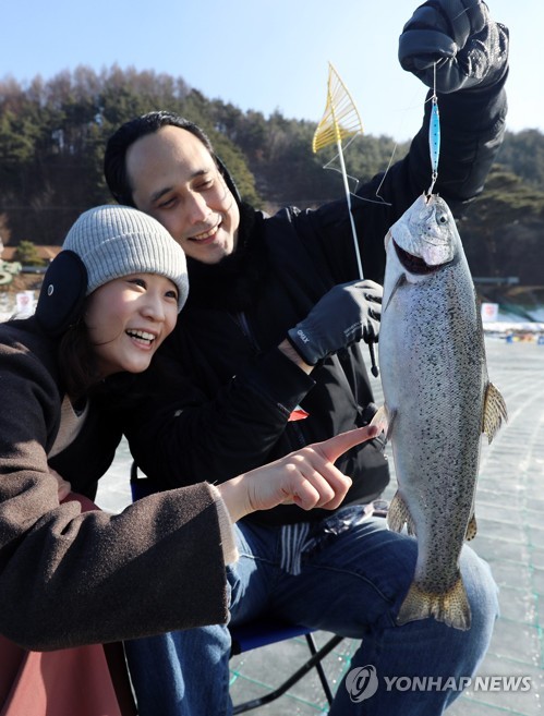 '평창송어축제 놀러 오세요~'