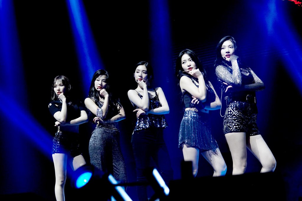 Girls band Red Velvet aux Etats-Unis Girls band Red Velvet aux Etats-Unis