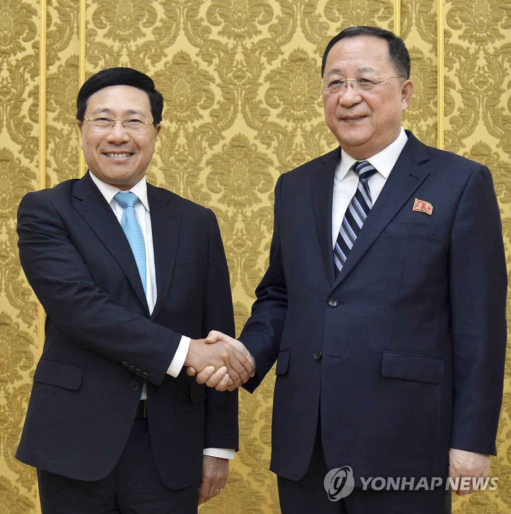 Diálogos de cancilleres de Corea del Norte y Vietnam Diálogos de cancilleres de Corea del Norte y Vietnam