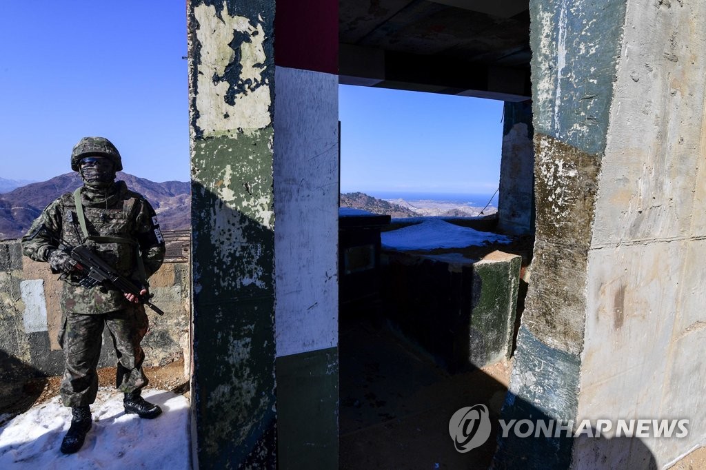 '시범 철수' 고성 GP 내부