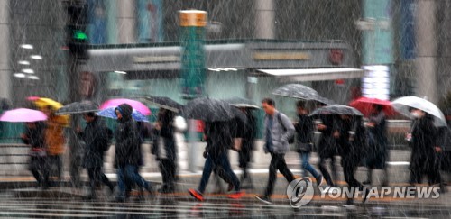 출근길 많은 눈