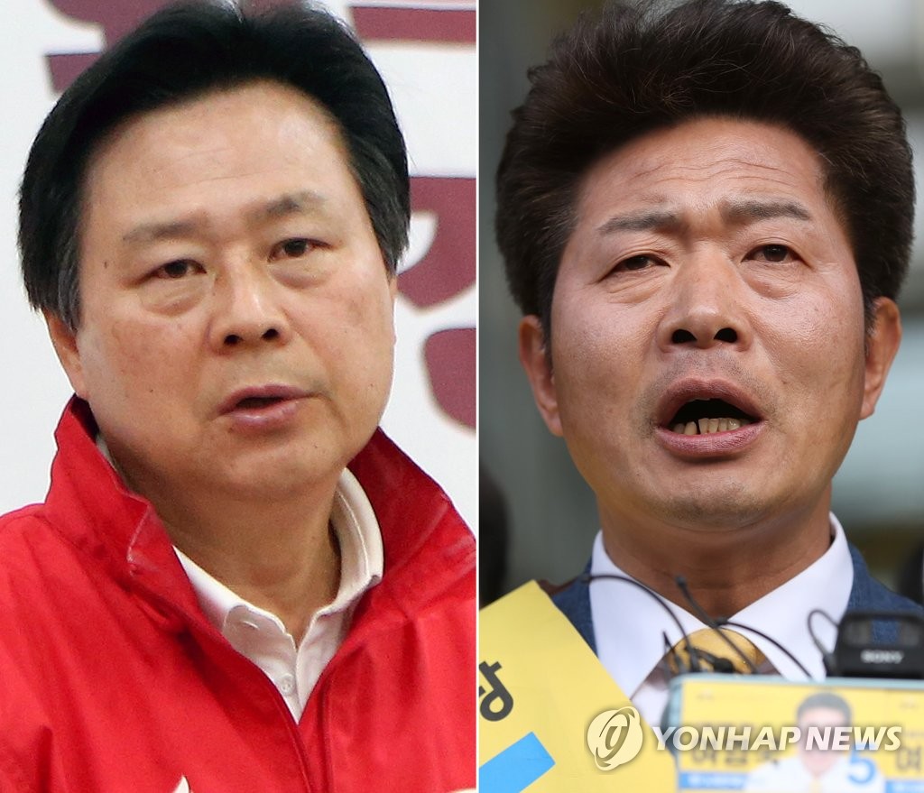 창원성산 강기윤-여영국 후보