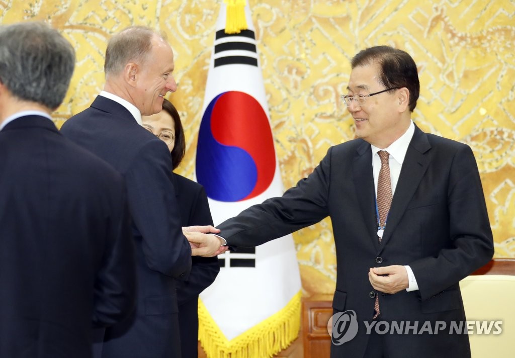 Russian security chief in Seoul Russian security chief in Seoul