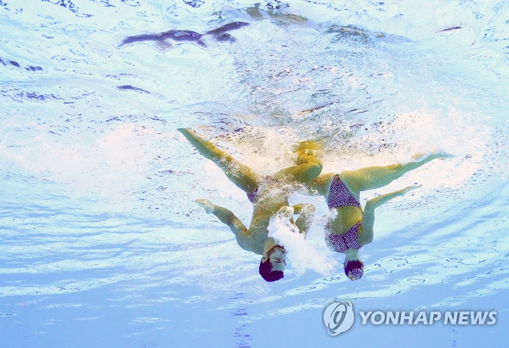 Artistic swimming duet Artistic swimming duet