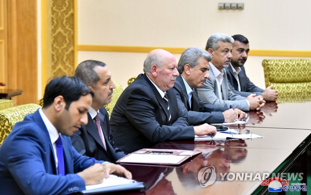 Syrian delegation in NK Syrian delegation in NK