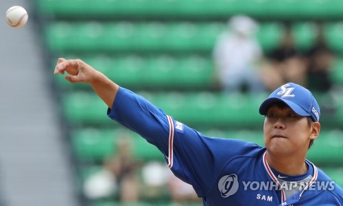 삼성 선발 윤성환 역투