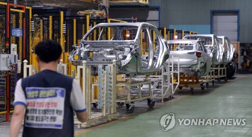 가동 멈춘 한국GM 부평공장