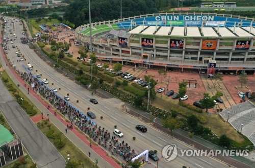태풍으로 연기된 춘천레저대회 '후끈'