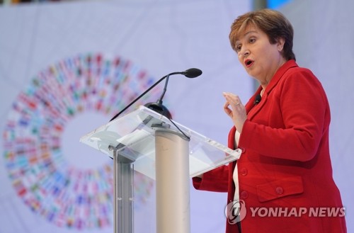 신임 IMF 총재, 첫 공식 연설서 글로벌 경기둔화 경고