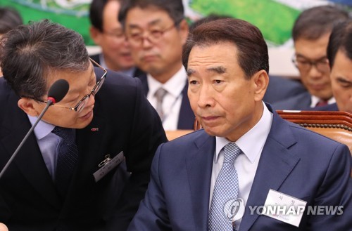 지난 10월 국감 출석한 이강래 도로공사 사장