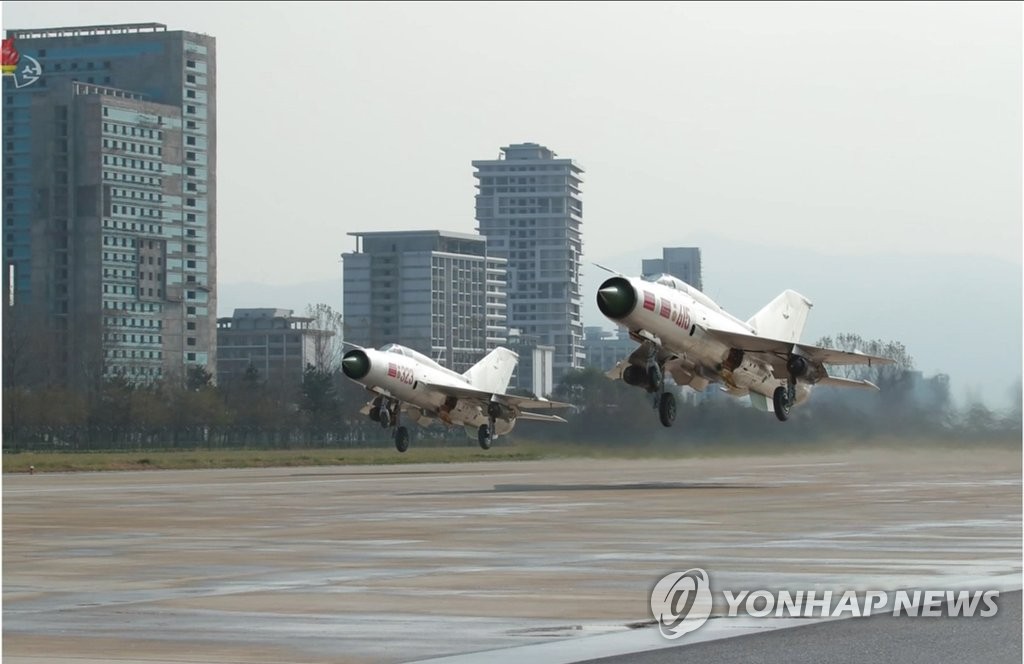 북한 전투비행술경기대회에 등장한 미그-21