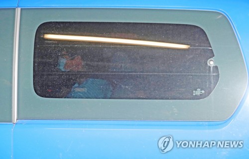 서울구치소 복귀하는 박근혜 전 대통령
