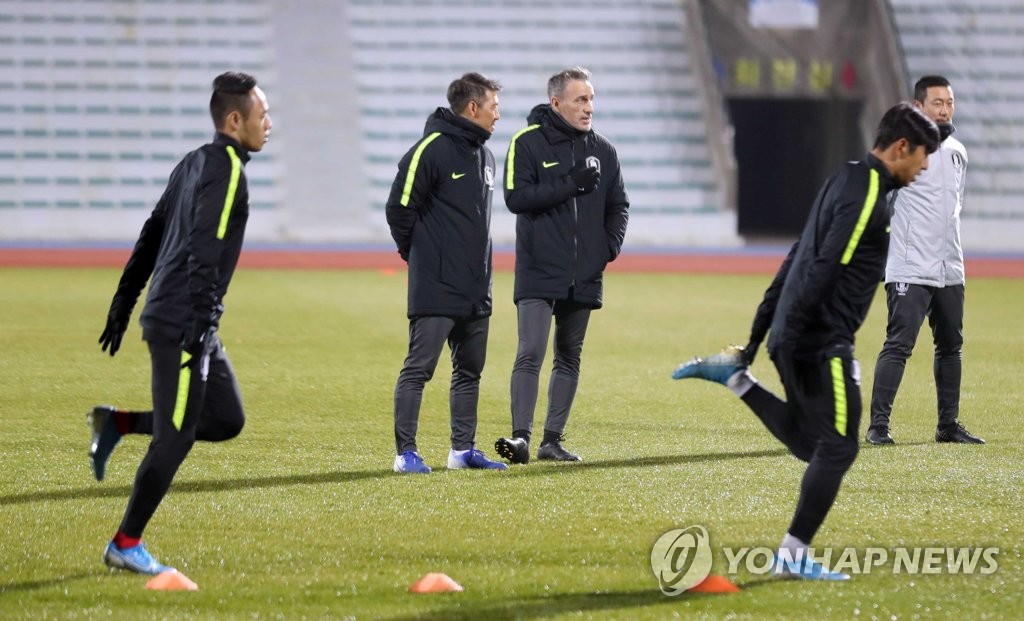 벤투호 동아시안컵 대비 훈련
