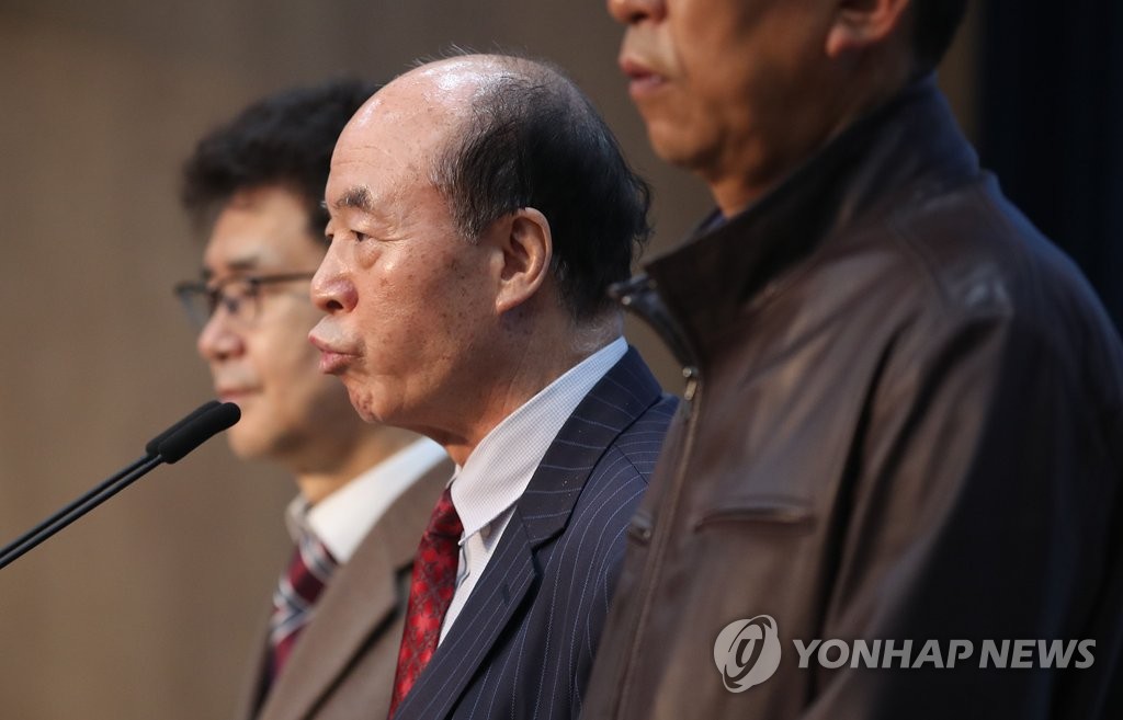 민생당 안병원 전 공관위원장, 해임 관련 기자회견