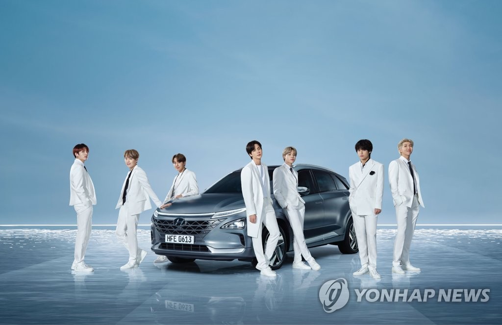 BTS joins Hyundai's hydrogen campaign BTS joins Hyundai's hydrogen campaign