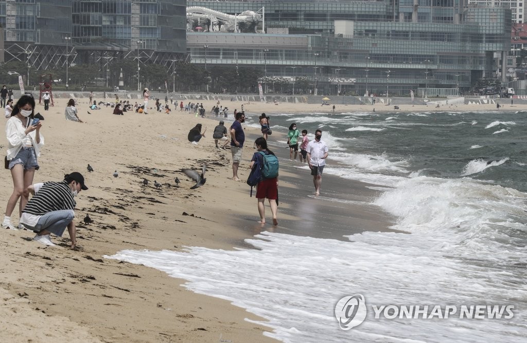 해운대 해수욕장 오늘부터 안전개장