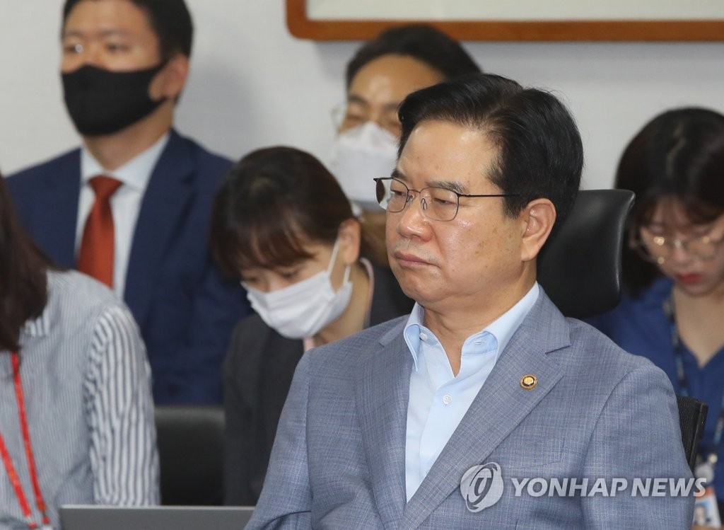 권력기관 개혁 당·정·청 참석한 김창룡 경찰청장