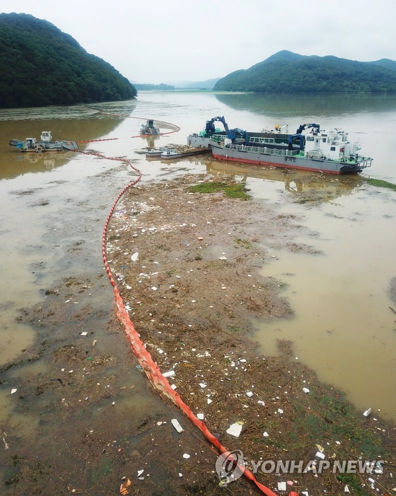 Clearing trash from tap water source Clearing trash from tap water source
