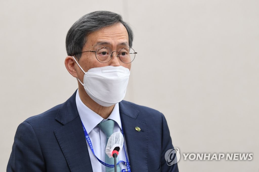 업무보고하는 정재훈 한국수력원자력 사장
