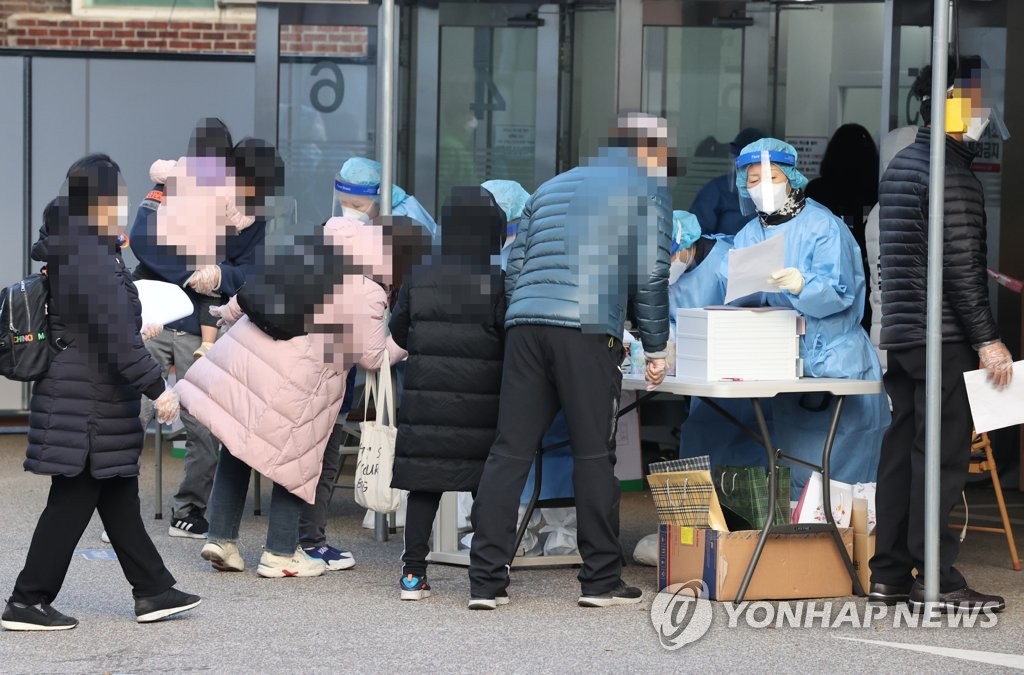 아침부터 검사대기