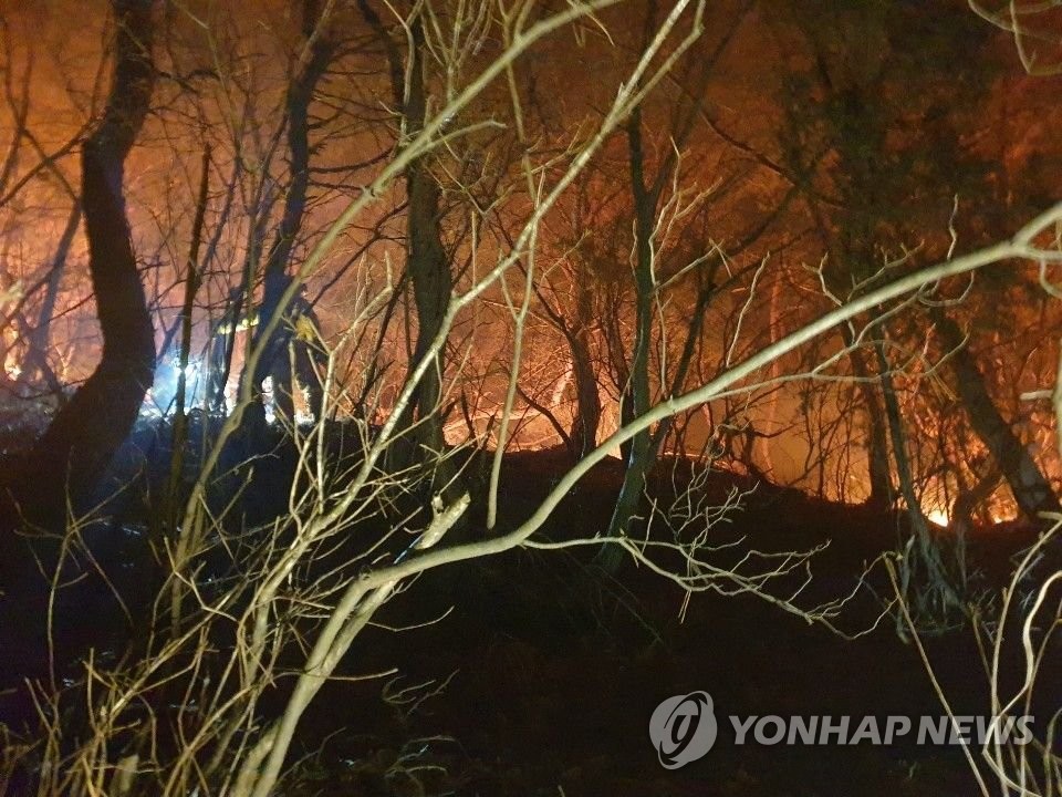 수락산에 산불, 2시간 만에 진화