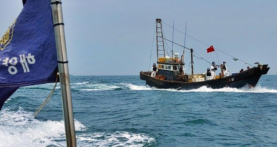拿捕された中国漁船 拿捕された中国漁船