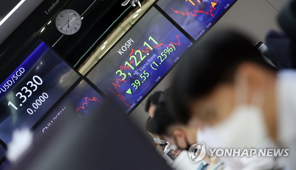 韓国株が3日続落 韓国株が3日続落