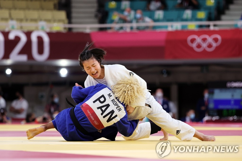 La yudoca surcoreana en los JJ. OO. de Tokio La yudoca surcoreana en los JJ. OO. de Tokio