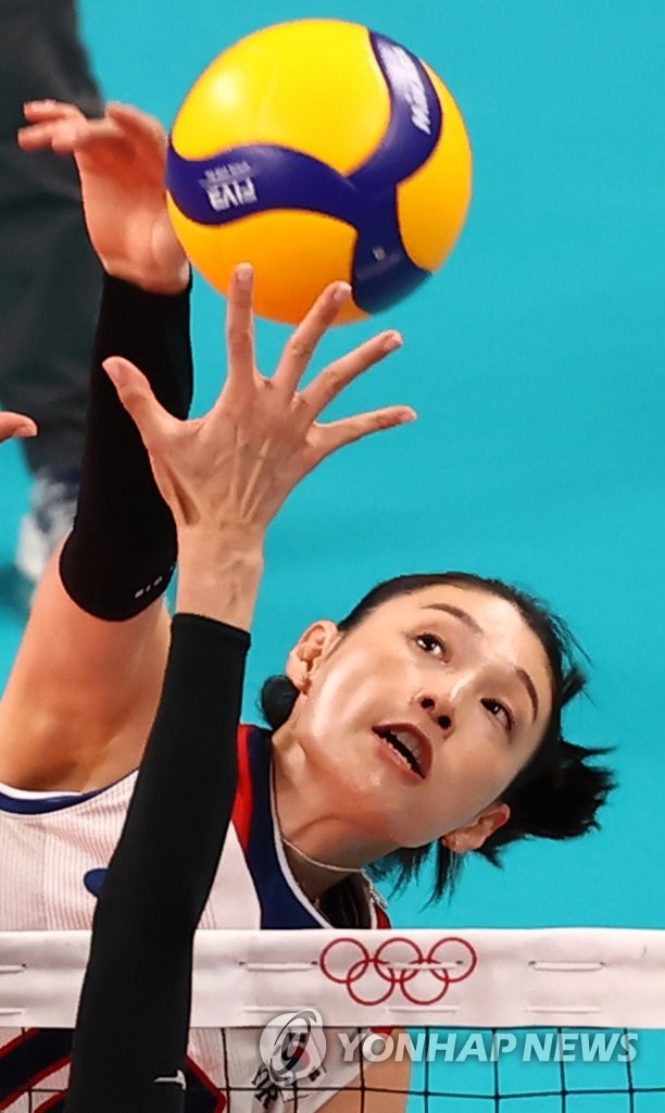 El equipo femenino de voleibol de Corea del Sur El equipo femenino de voleibol de Corea del Sur