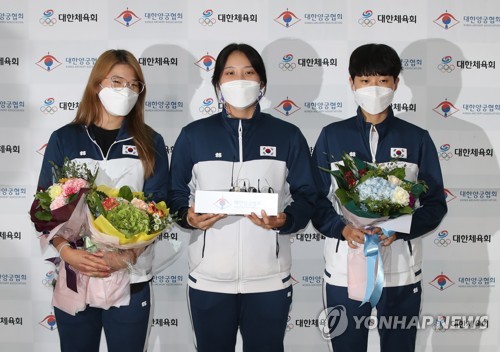 한국 리커브 양궁 여자 대표팀 인터뷰