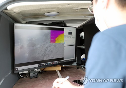 실종 초등생 가족 드론 수색