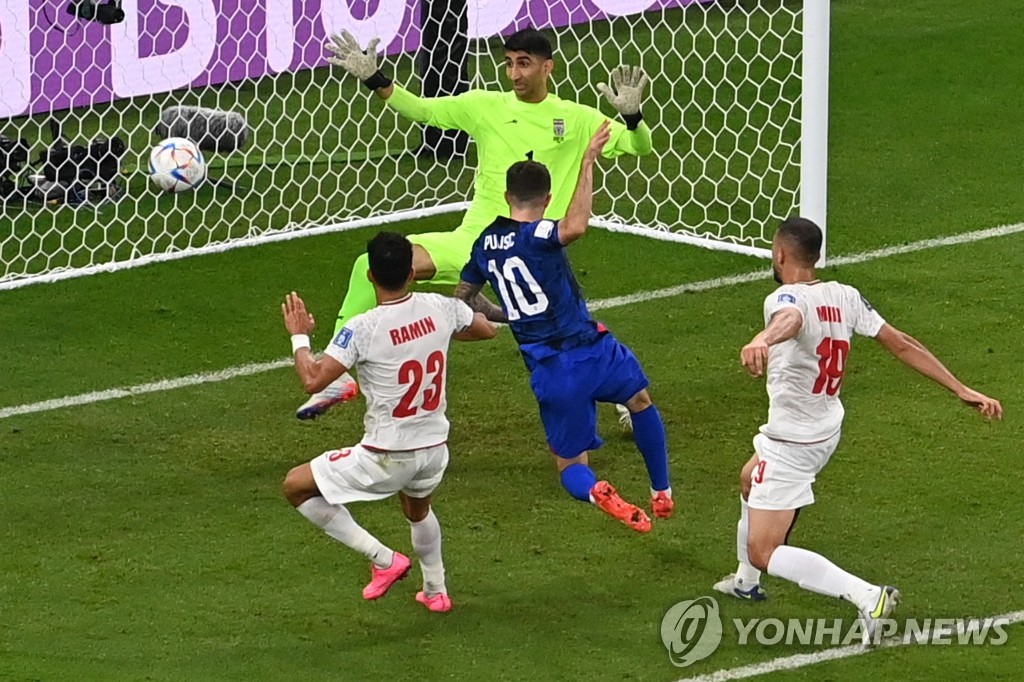 미국을 16강으로 보내는 풀리식의 득점