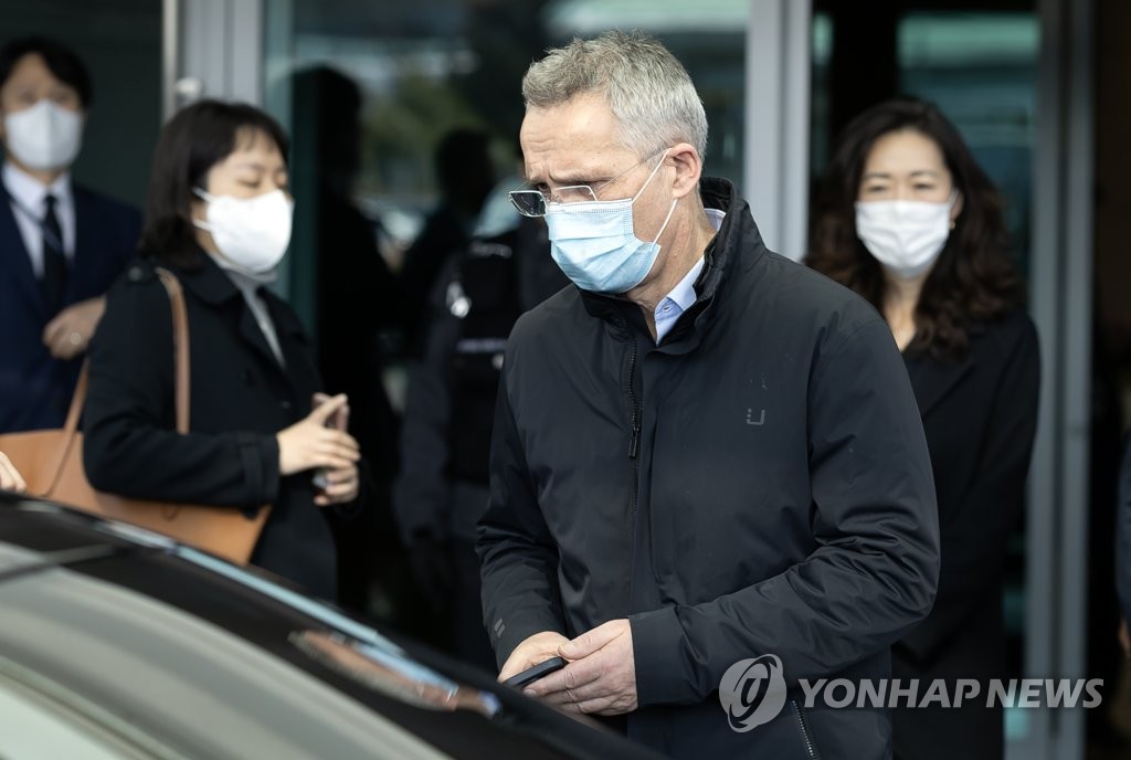 스톨텐베르그 사무총장, 방한