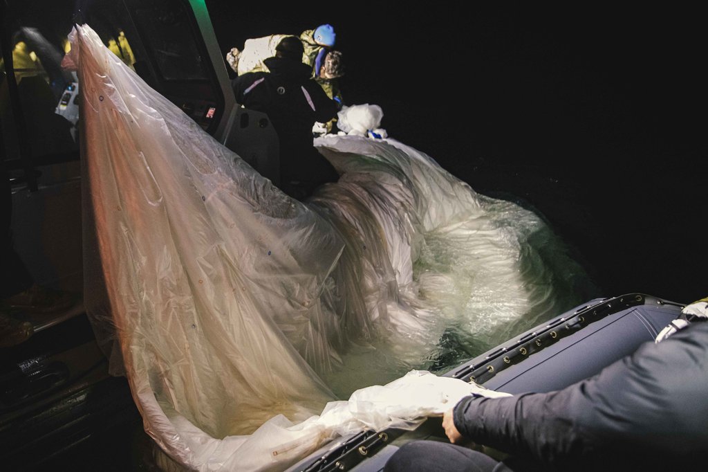 Retrieval of alleged Chinese spy balloon