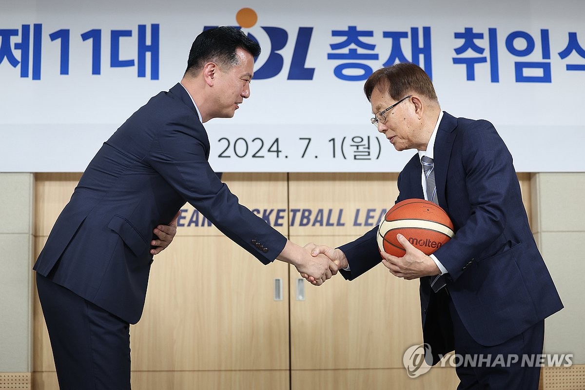 이수광 KBL 신임 총재 취임식