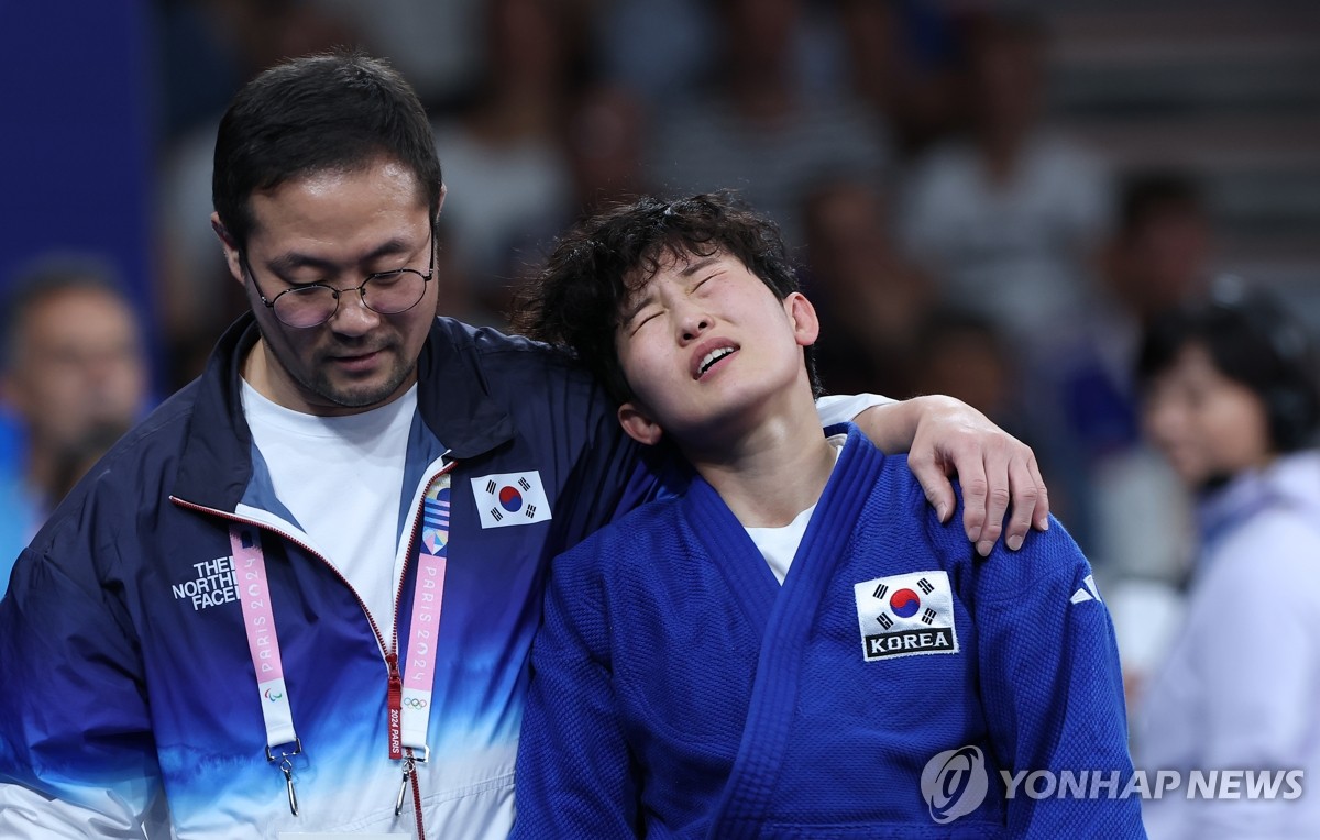 유도 정예린 한판패