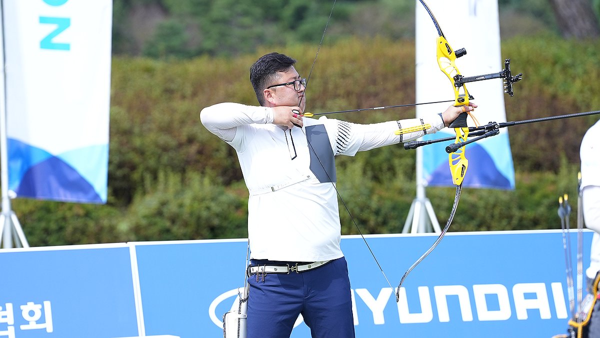 김우진의 지난 9월 종합선수권대회 경기 장면