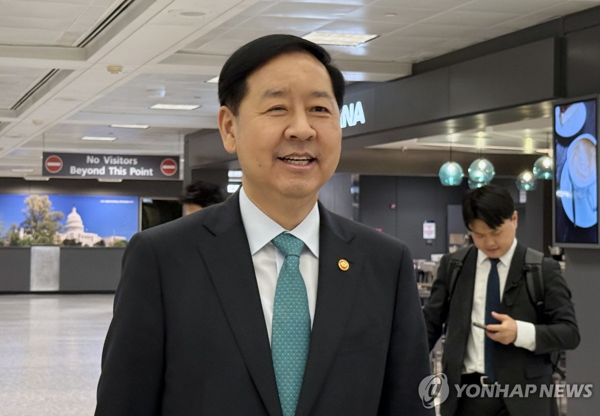 미국 워싱턴DC 도착한 구윤철 부총리