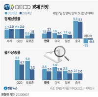  OECD 한국 성장 전망치 5연속 하향…개혁·혁신으로 돌파해야